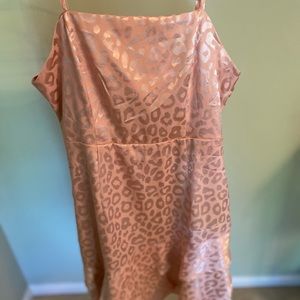 Altar’d state cheetah satin dress